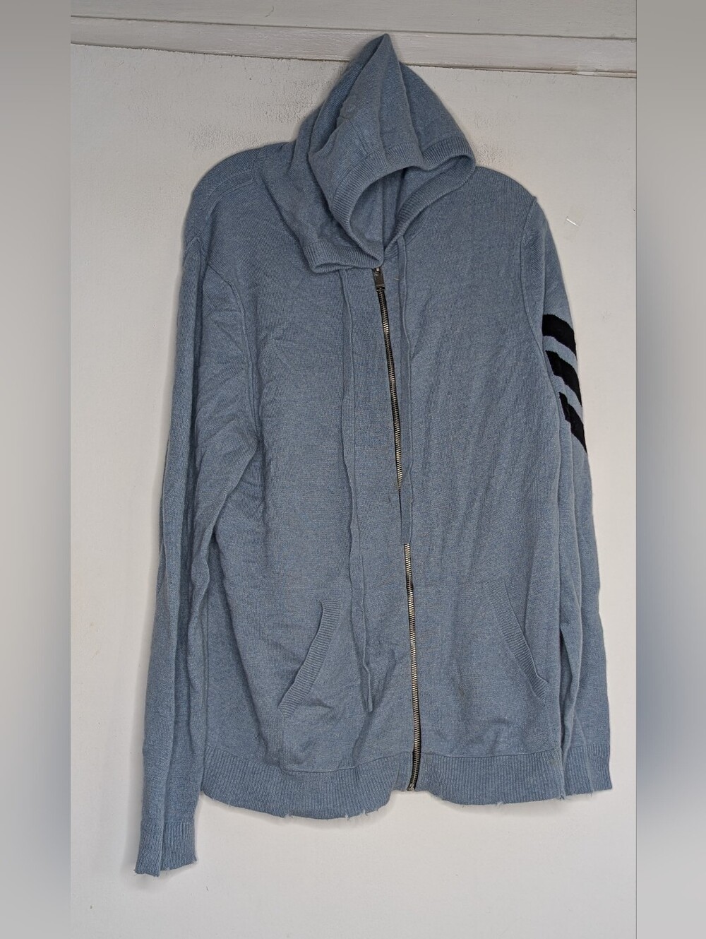 Zadig and Voltaire Arrow Hoodie | Men's Cashmere Zip Up Sweater Large